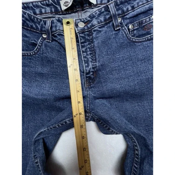 Vintage Harley-Davidson Bootcut Jeans Petite Women’s Size 10 - Picture 10 of 14